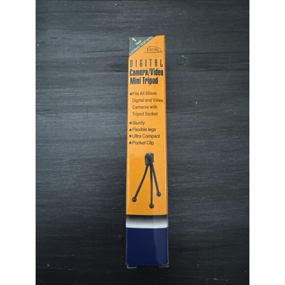 New in Box Digital Concepts TR-023 Camera/Video Mini Tripod - Picture 1 of 4
